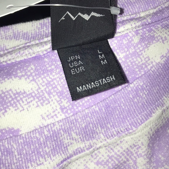 nwt purple tie-die manstash longsleeve - Picture 5 of 5